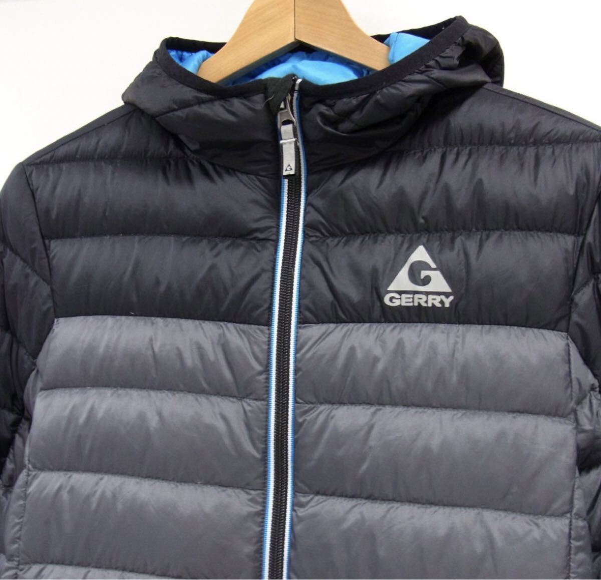 GERRY ジェリー 650FP 軽量 ダウンジャケット レディースS相当●650 フィルパワー フード付き_画像2