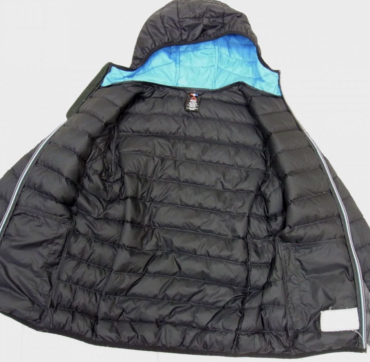 GERRY ジェリー 650FP 軽量 ダウンジャケット レディースS相当●650 フィルパワー フード付き_画像4