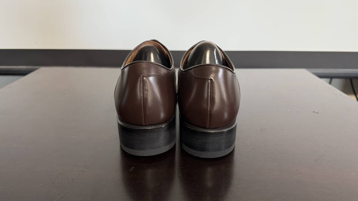 新品未使用 人気商品 販売終了商品 REGAL 315R BE 315R-BE ダークブラウン リーガル 24.5cm ストレートチップ 革靴 フォーマル 天然皮革_画像5