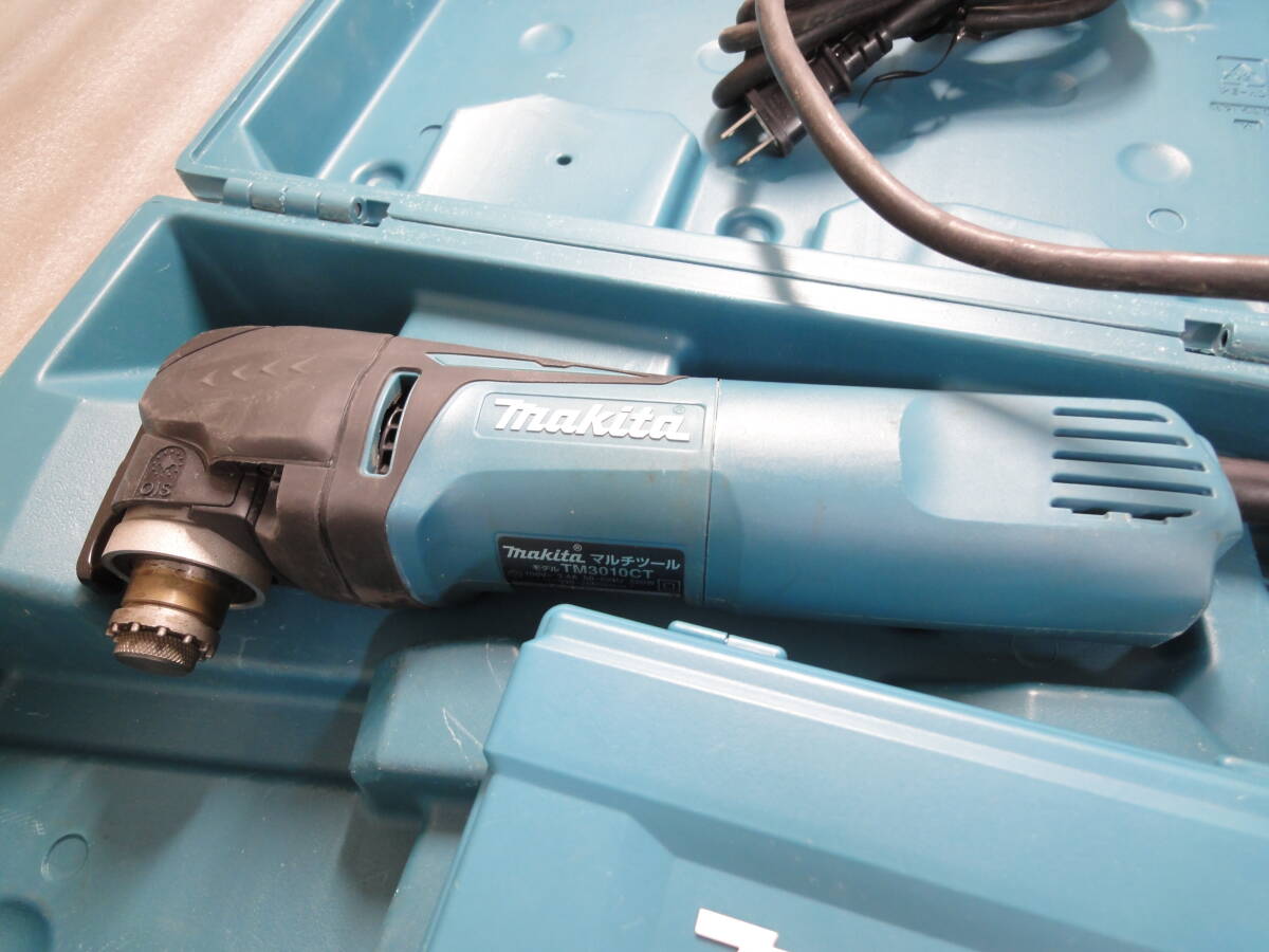 ■makita/マキタ■工具レス交換可能マルチツール/ケース付き■TM3010CT■中古■ ★即決★_画像3