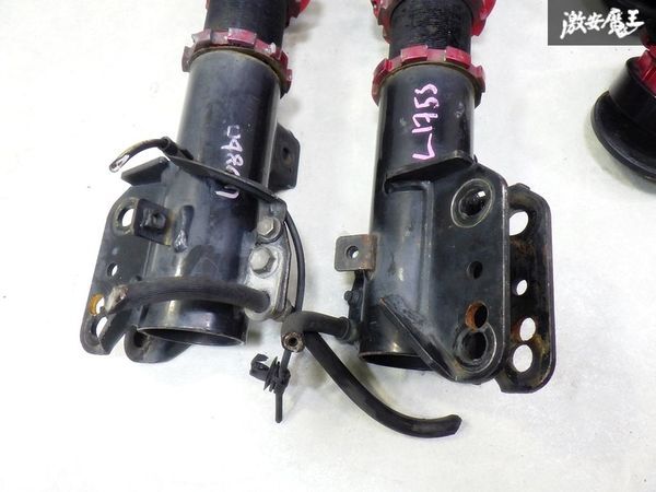 抜けなし！ ☆即発送☆ ダイハツ L175S ムーブ フルタップ フロント 車高調 サスペンション アジャスター セット L375S L575S LA100S_画像4