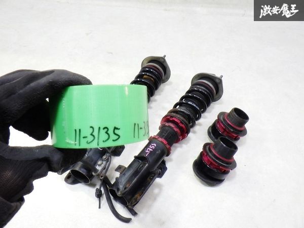 抜けなし！ ☆即発送☆ ダイハツ L175S ムーブ フルタップ フロント 車高調 サスペンション アジャスター セット L375S L575S LA100S_画像9