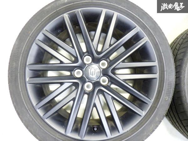 ●希少! ゆがみなし ☆即発送☆ トヨタ純正 ARS220 220系 RS リミテッド Ⅱ18インチ 8J +40 PCD114.3 穴 ホイール タイヤ 2022年 210系_画像4