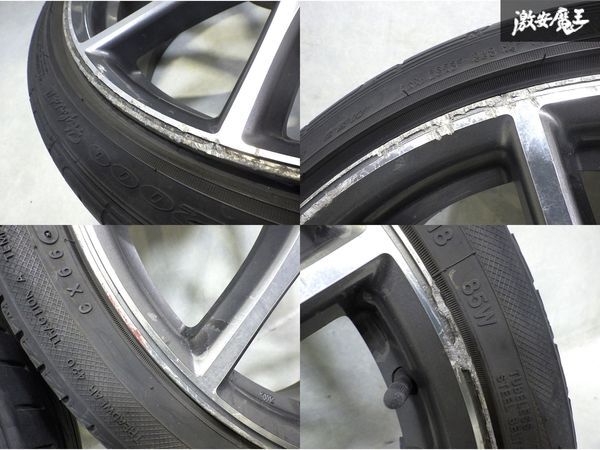 山有！即発送●トヨタ純正 ZVW30 プリウス G's ホイール 18インチ 7.5J +50 PCD100 5H5穴 タイヤホイール4本 215/40R18_画像7