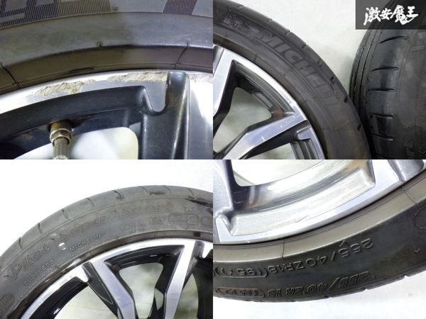 ●☆即発送☆ トヨタ純正 A90 90系 スープラ SZ-R 18インチ 9J +32 10J +40 PCD112 5穴 タイヤ ホイール 4本_画像7