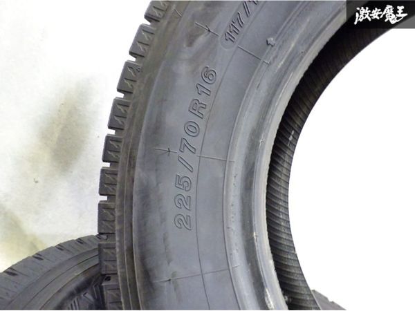 売り切り 冬季必須 バリ山●YOKOHAMA/ice GUARD iG91 ヨコハマ アイスガード 225/70R16 スタッドレスタイヤ4本 トラックタイヤ 中型用_画像7