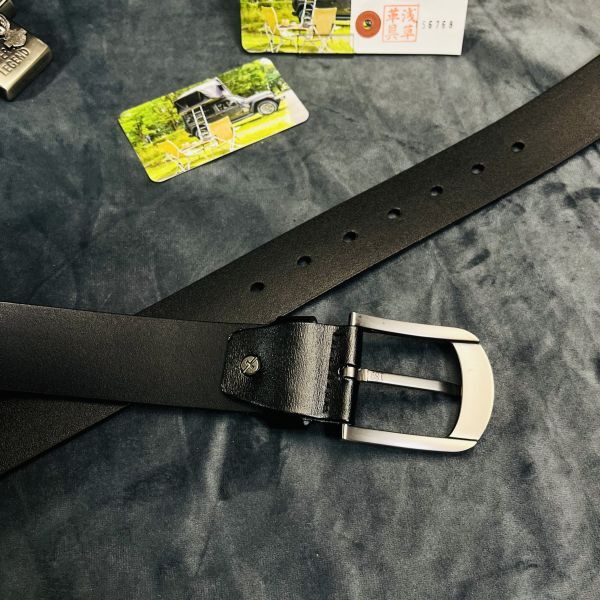 【浅草革具】 イタリアンレザー 牛革 フリーサイズ カジュアル メンズ ベルト 新品 未使用 男性 紳士 1円 一円 本革 レザー　黒　ブラック_画像8