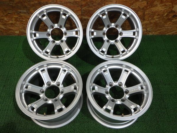 Weds KEELER 社外アルミホイール 16×8J 139.7-6H +2 ハブ径110【4本/16インチ【4本/16インチ/ウェッズ キーラー】手渡し可_画像1