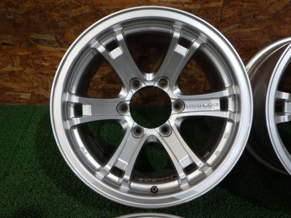 Weds KEELER 社外アルミホイール 16×8J 139.7-6H +2 ハブ径110【4本/16インチ【4本/16インチ/ウェッズ キーラー】手渡し可_画像2