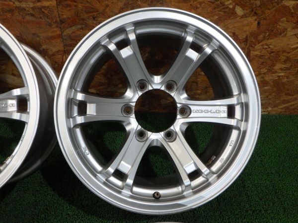 Weds KEELER 社外アルミホイール 16×8J 139.7-6H +2 ハブ径110【4本/16インチ【4本/16インチ/ウェッズ キーラー】手渡し可_画像3