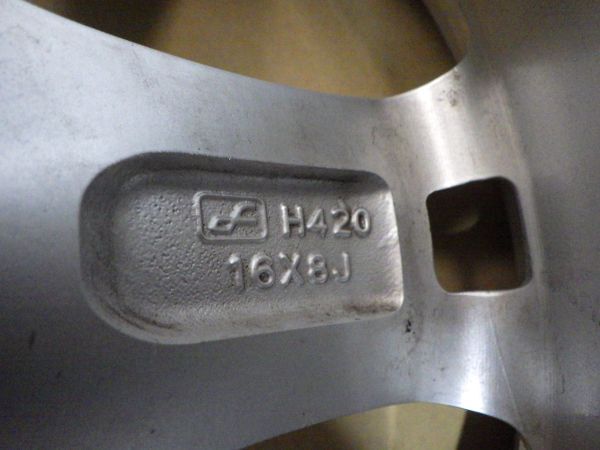 Weds KEELER 社外アルミホイール 16×8J 139.7-6H +2 ハブ径110【4本/16インチ【4本/16インチ/ウェッズ キーラー】手渡し可_画像8