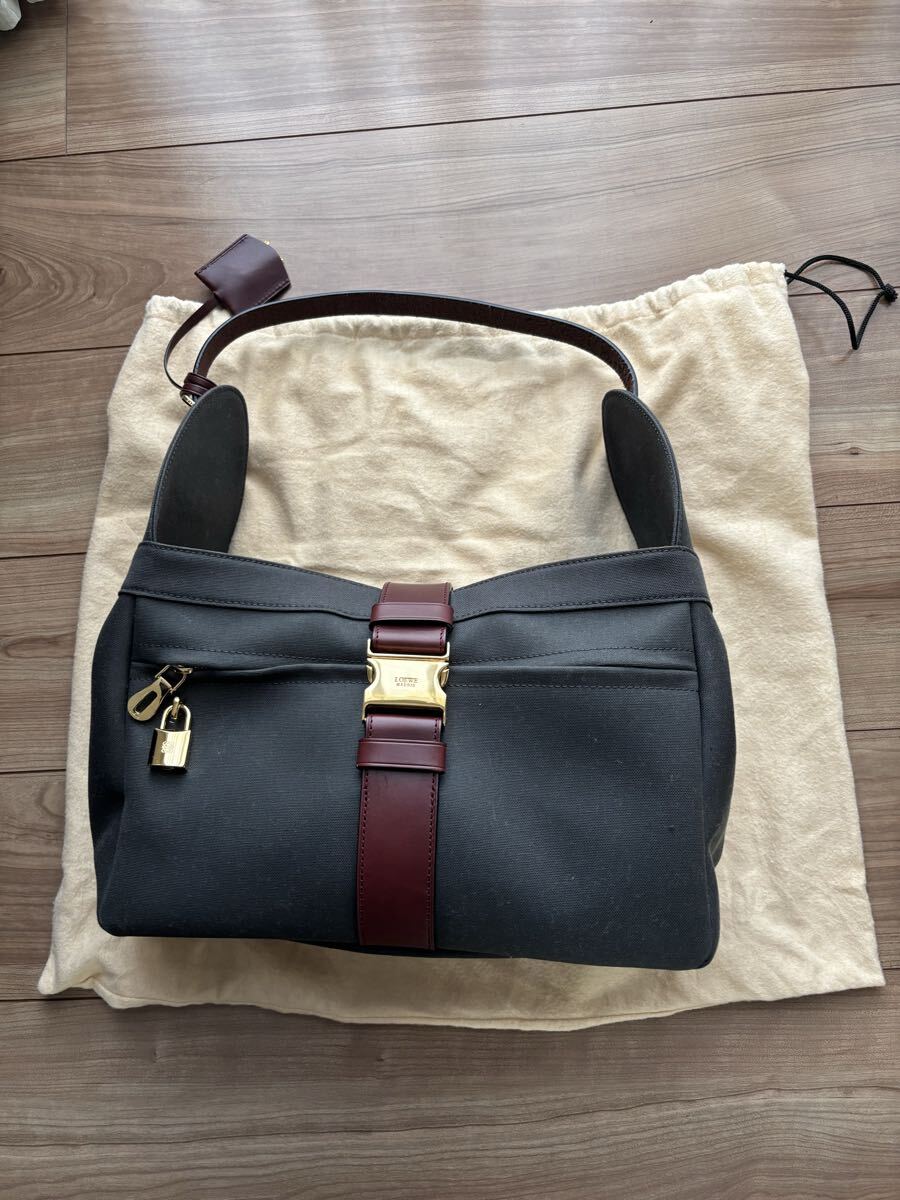LOEWE ロエベ　ワンショルダーバッグ キャンバス_画像1
