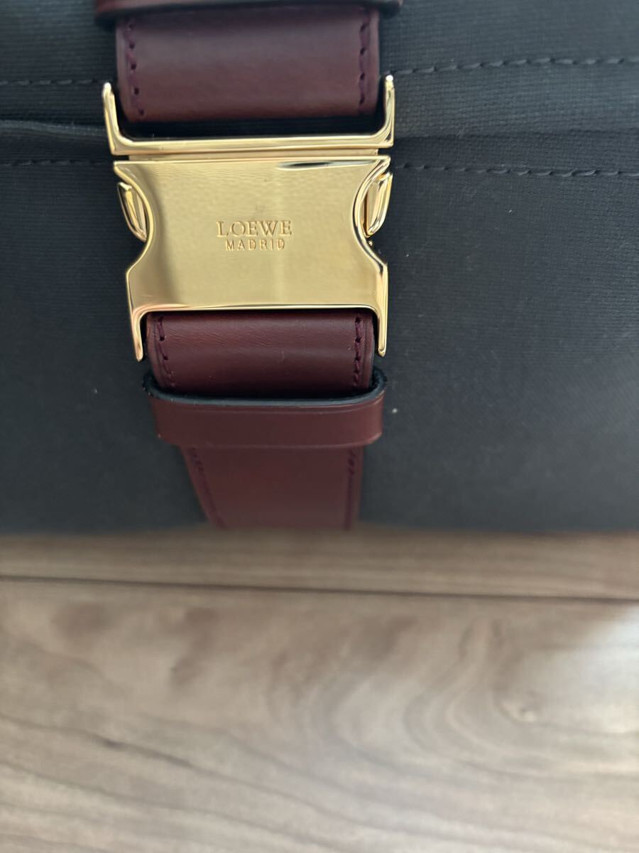LOEWE ロエベ　ワンショルダーバッグ キャンバス_画像9