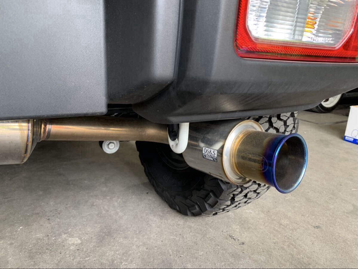 スズキ ジムニーシエラ JB74W 柿本改 GT-box 06&Sマフラー 中古品 使用期間短い 美品 手渡し可能_画像7
