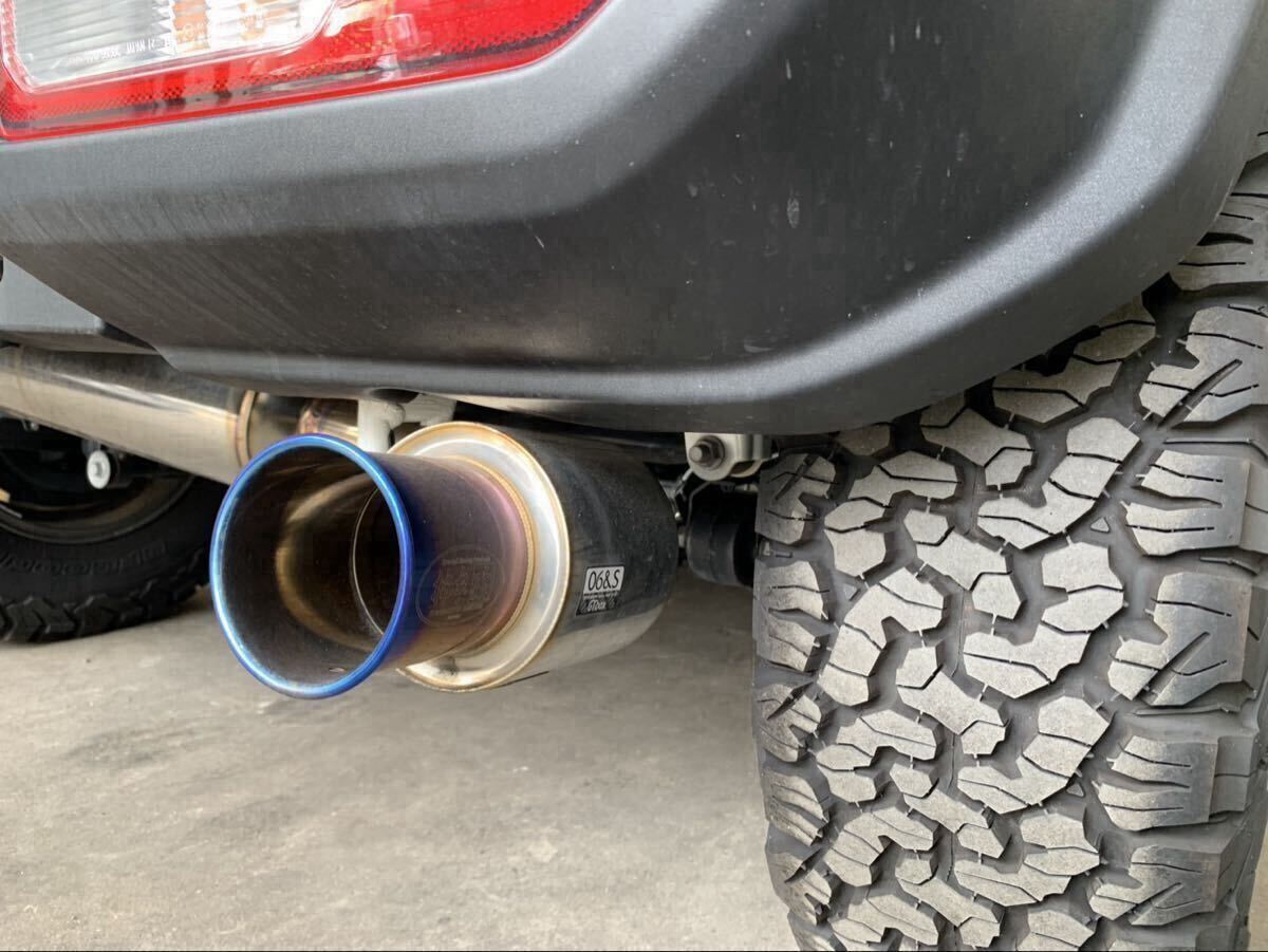 スズキ ジムニーシエラ JB74W 柿本改 GT-box 06&Sマフラー 中古品 使用期間短い 美品 手渡し可能_画像8