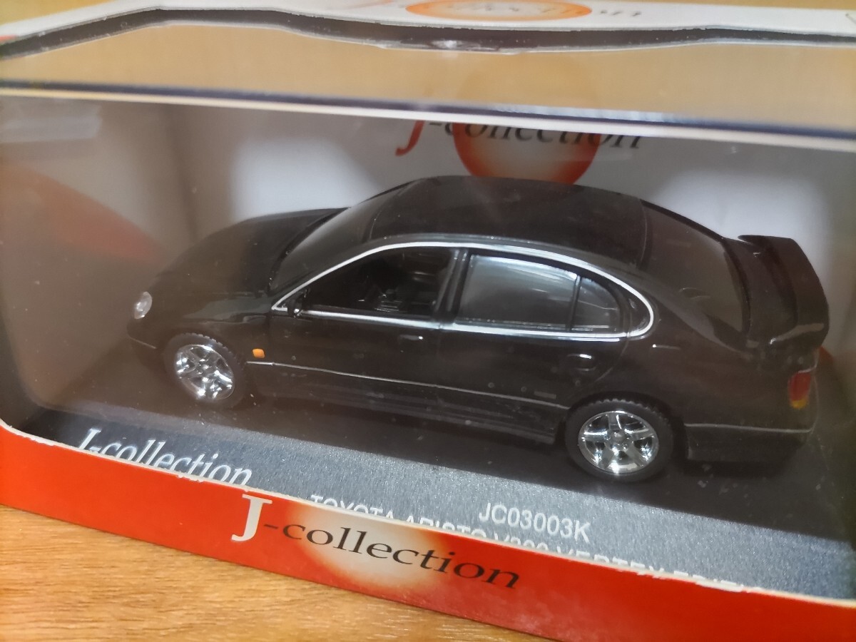 ★京商 Jコレクション 1/43 トヨタ アリスト V300 ヴェルテックスエディション ブラック_画像4