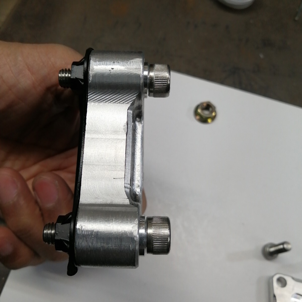 GPZ900R マフラーステー　サイレンサーステー　リザーバータンクステー等にも　アイデア次第で色々活用できます_画像8