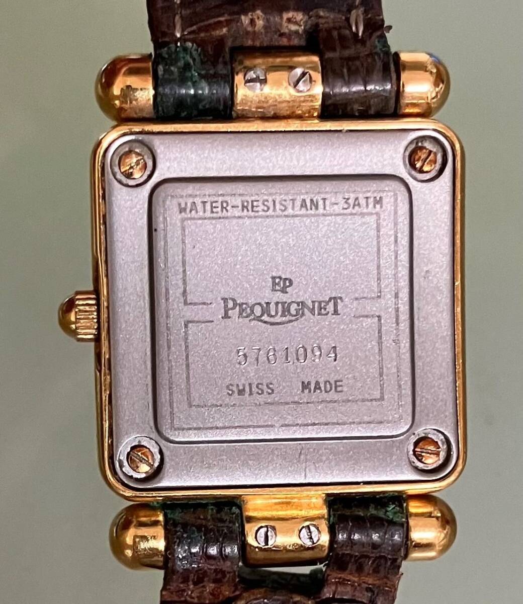 * работа товар *Pequignet Pequignet *QZ* белый циферблат * женские наручные часы * Швейцария производства * Vintage *