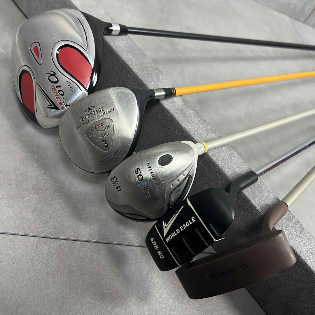 初心者おすすめ ワールドイーグル ツアーステージ メンズゴルフ11本セット 右 フレックスS　WORLD EAGLE TOURSTAGE kasco　25S1111SR0143_画像2