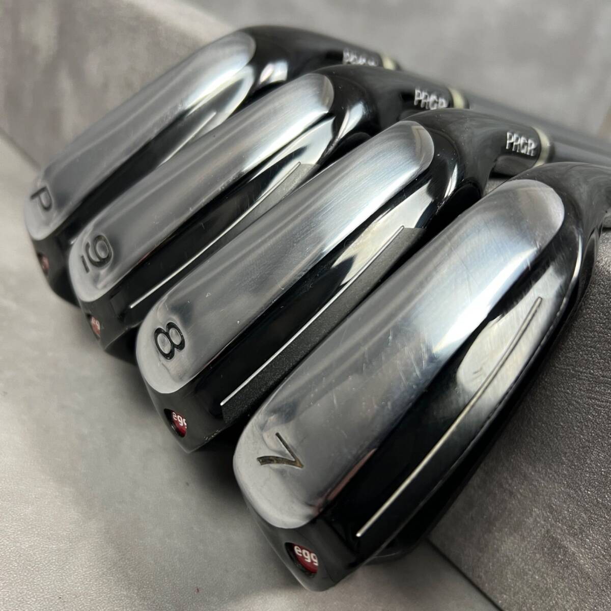 PRGR プロギア egg エッグ レディースゴルフアイアン5本セット M-30 右 女性 7i~9i PW 25S3011SR0569_画像6