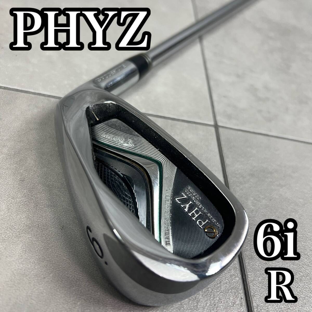 ツアーステージ ファイズ メンズゴルフ 単品6番アイアン 右利き 純正スチールシャフト TOURSTAGE N.S.PRO 6i 25S3011SR055-02_画像1