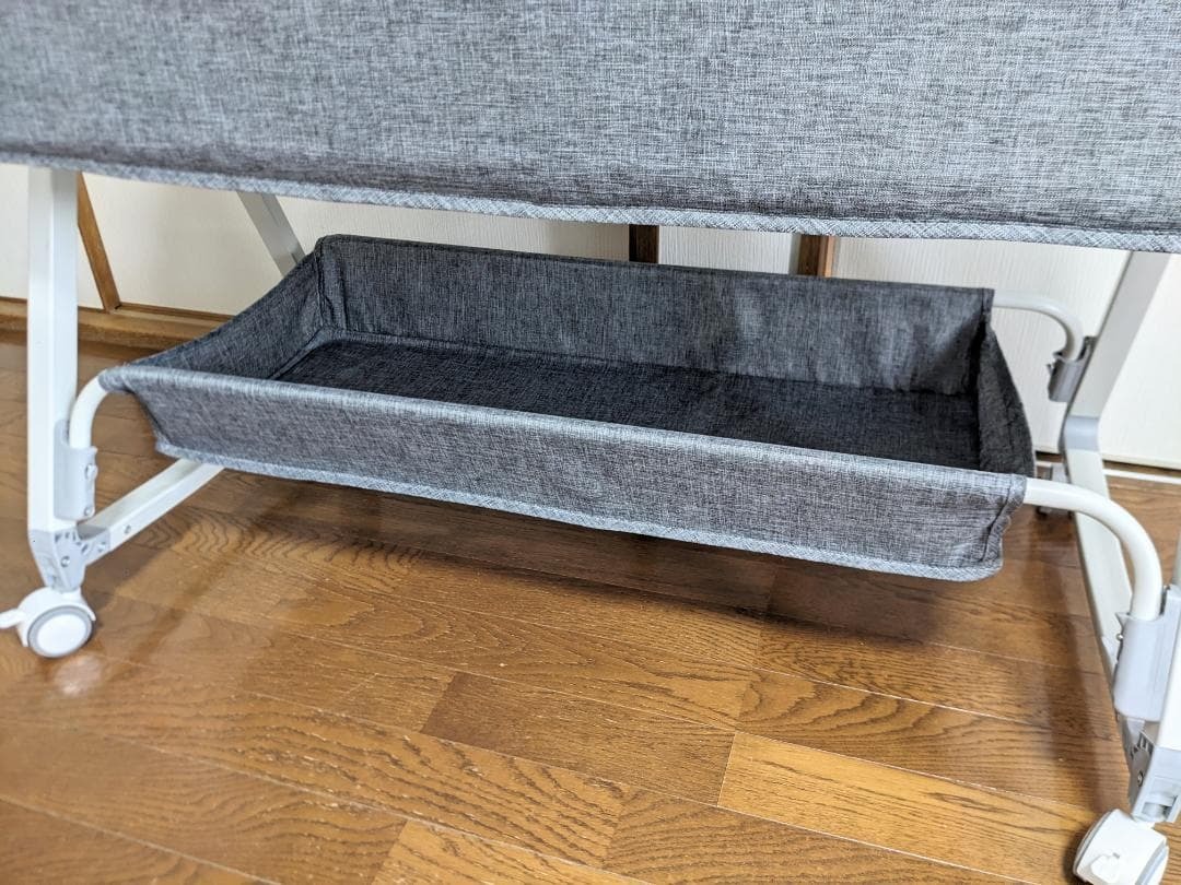 Cradoa ベビーベッド 添い寝ベッド グレー 乳児用ベッド 多機能 高さ6段_画像8