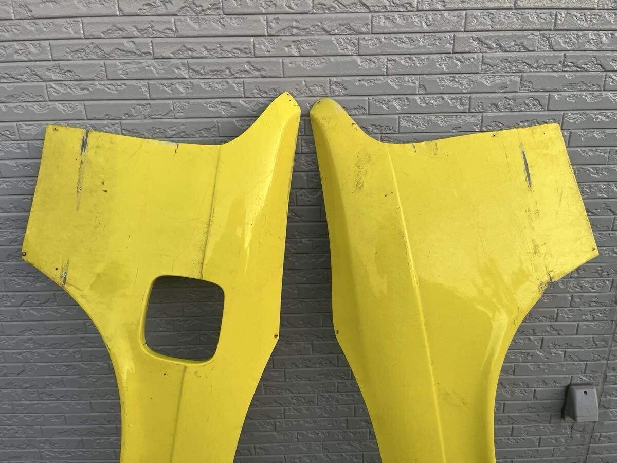 ORIGIN オリジン S14 シルビア リアフェンダー 左右 セット イエロー ドリフト レース SILVIA (+25) S14 前/後期 （00176-001-002) 日産_画像2