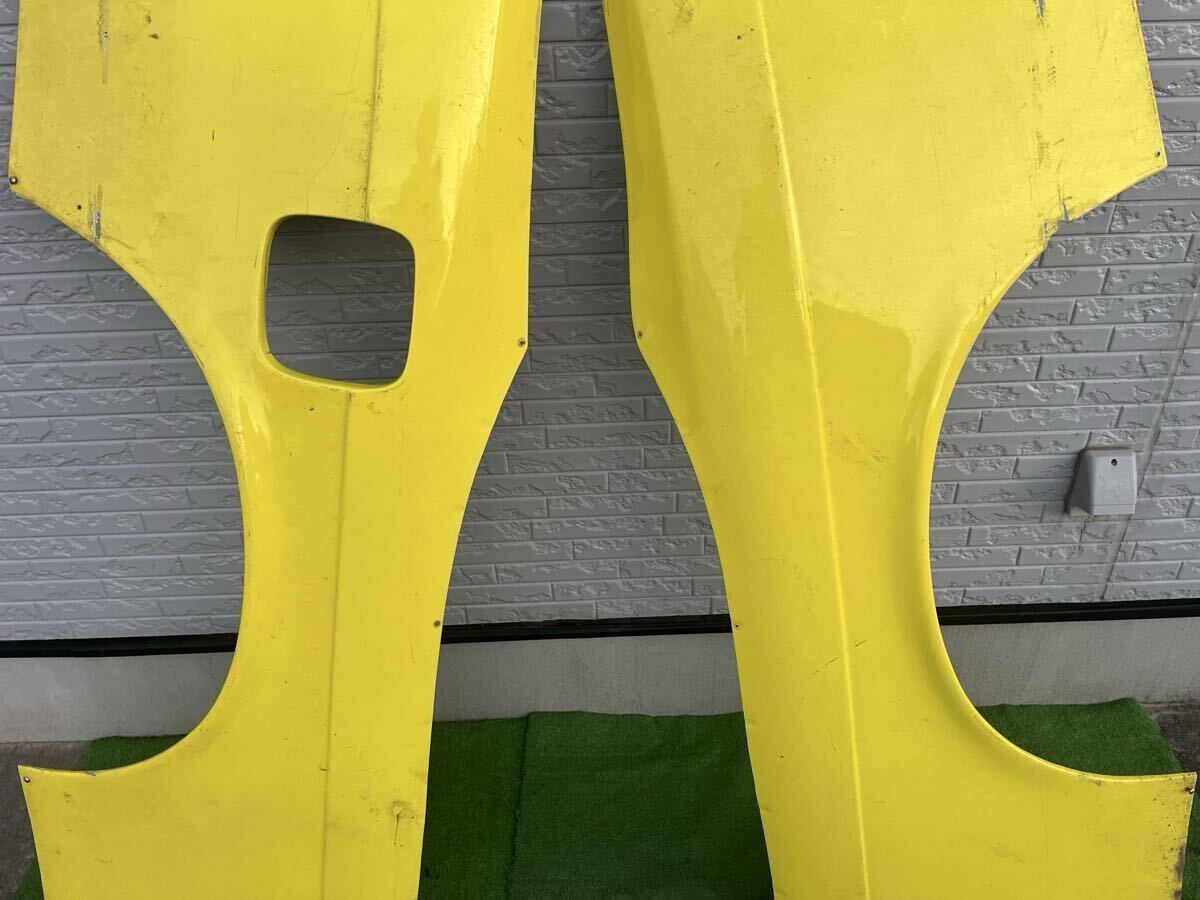 ORIGIN オリジン S14 シルビア リアフェンダー 左右 セット イエロー ドリフト レース SILVIA (+25) S14 前/後期 （00176-001-002) 日産_画像3