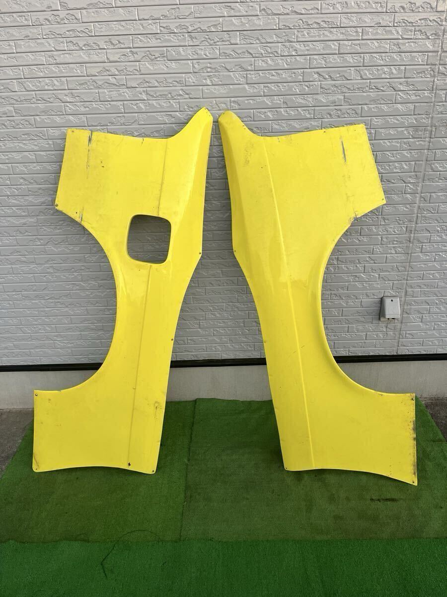ORIGIN オリジン S14 シルビア リアフェンダー 左右 セット イエロー ドリフト レース SILVIA (+25) S14 前/後期 （00176-001-002) 日産_画像1
