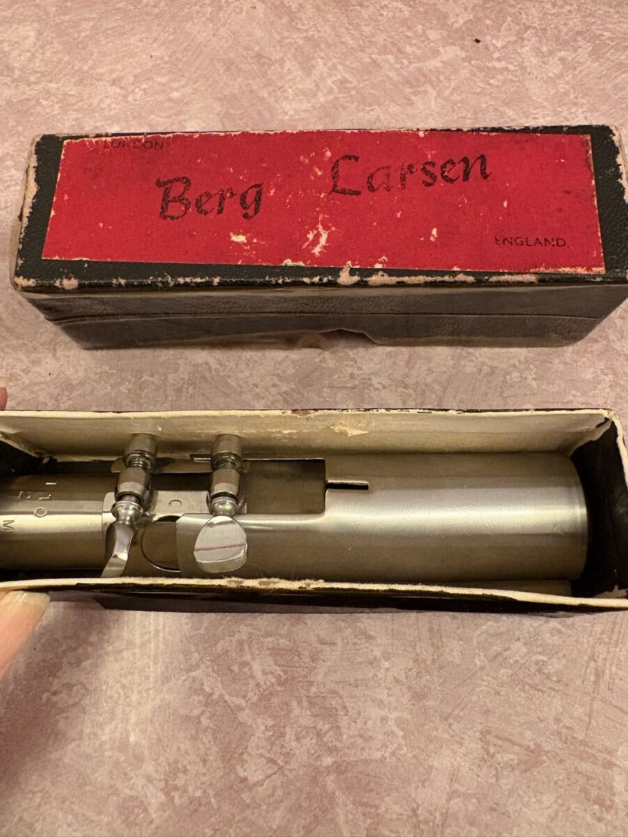 BergLarsen テナーサックス用メタルマウスピース 110 2&リガチャー&メタルキャップ ベルグラーセン_画像1