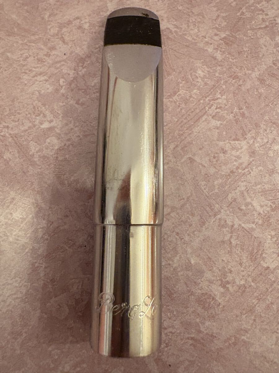 Berg Larsen テナーサックス メタルマウスピース 110 1& リガチャー& メタルキャップ ベルグラーセン_画像2