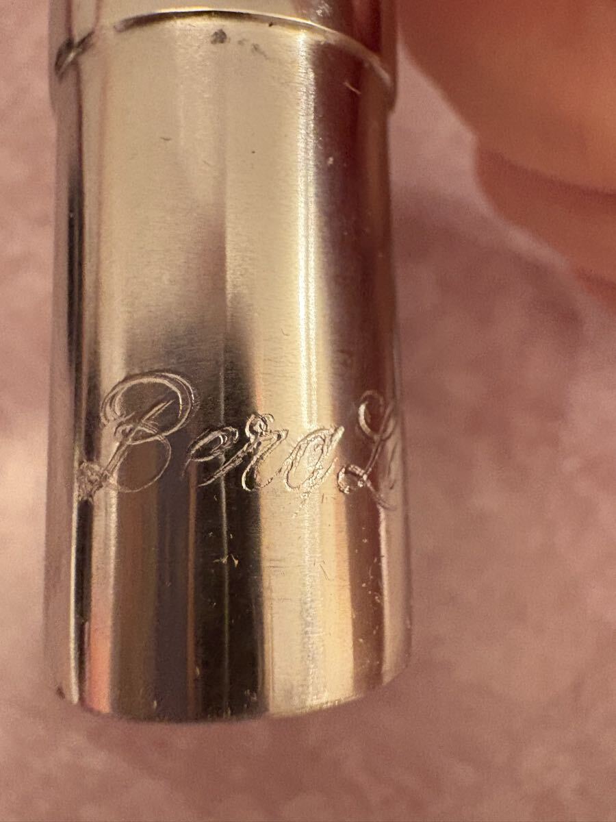 Berg Larsen テナーサックス メタルマウスピース 110 1& リガチャー& メタルキャップ ベルグラーセン_画像5