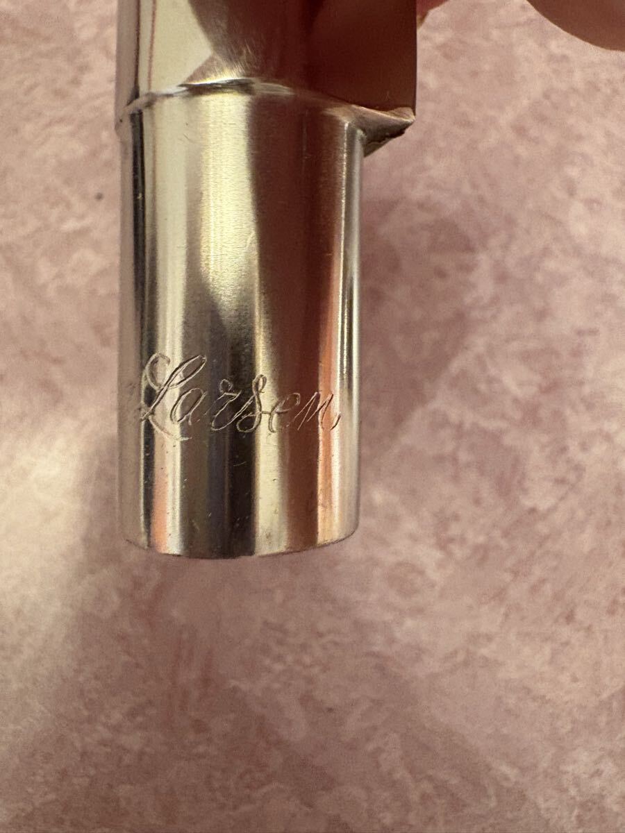 Berg Larsen テナーサックス メタルマウスピース 110 1& リガチャー& メタルキャップ ベルグラーセン_画像6