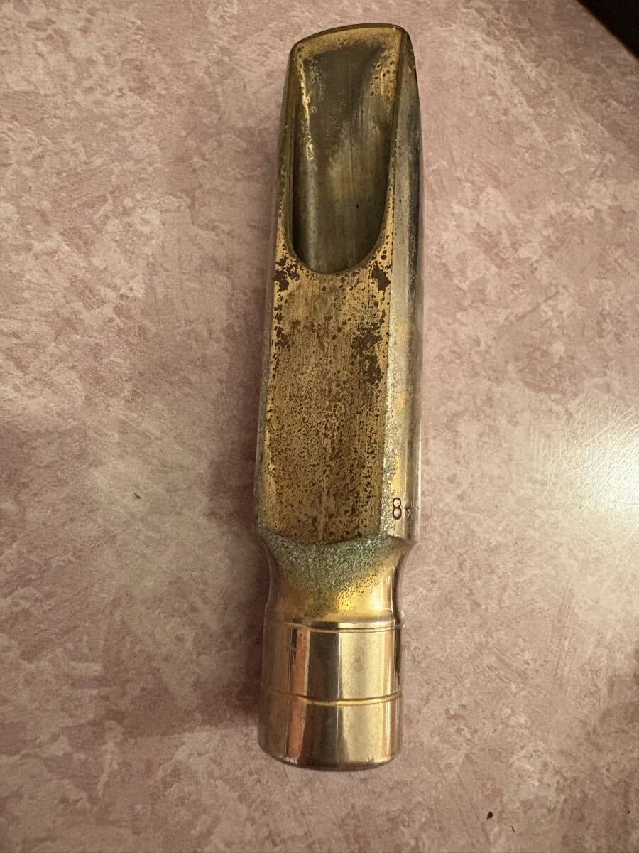 OTTO LINK Super Tone Master テナーサックス用マウスピース 8★&メーカー記載なしリガチャー&メタルキャップ オットーリンク 8☆ 8*_画像4