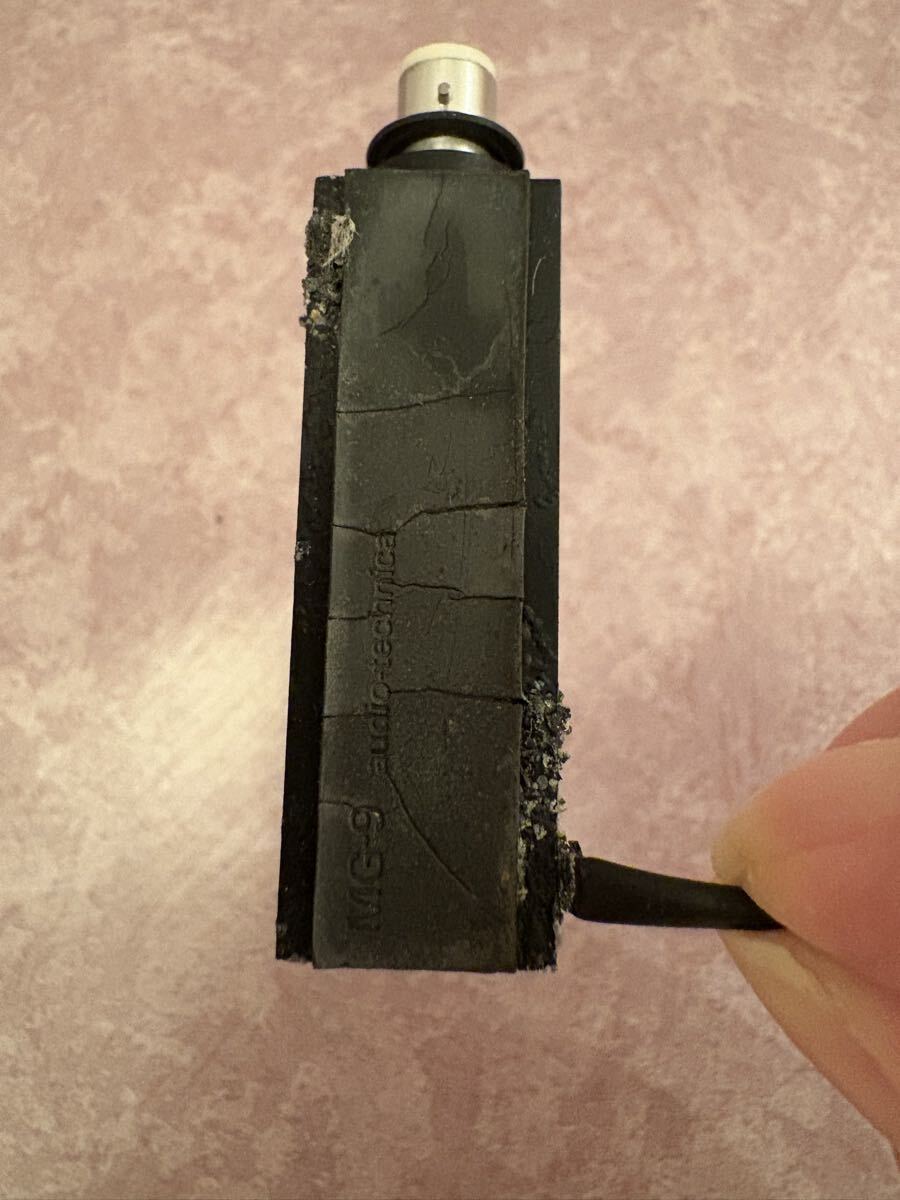 DENON DL-301 カートリッジ 針折れ&audio technica MG-9 ヘッドシェル デンオン デノン オーディオテクニカ_画像3