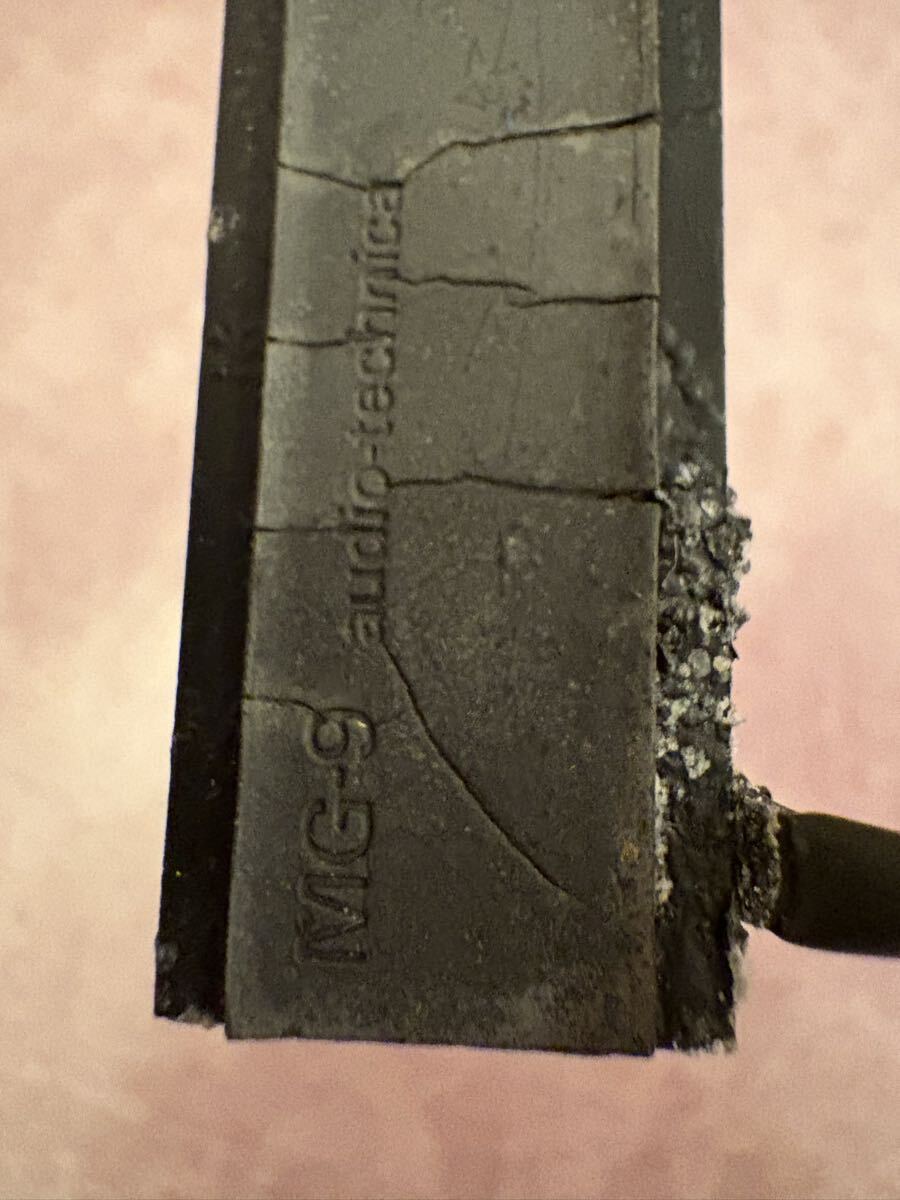 DENON DL-301 カートリッジ 針折れ&audio technica MG-9 ヘッドシェル デンオン デノン オーディオテクニカ_画像4