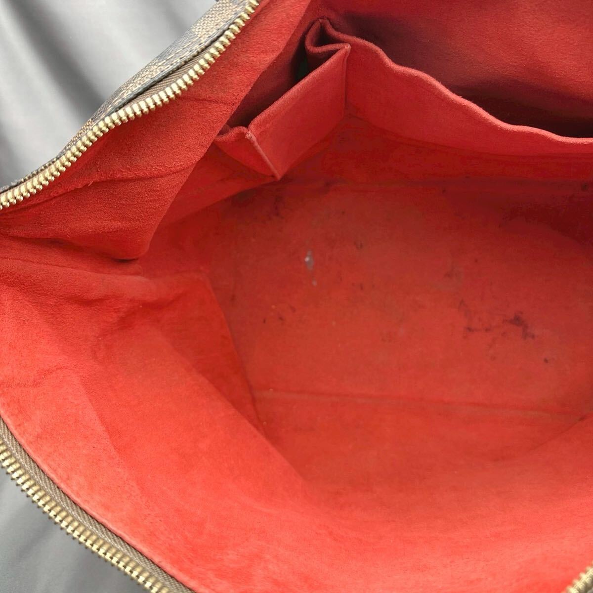 A418 ルイヴィトン LOUIS VUITTON ハンドバッグ N51181 サレヤGM ダミエ・キャンバス エベヌ シリアル SL3088_画像6