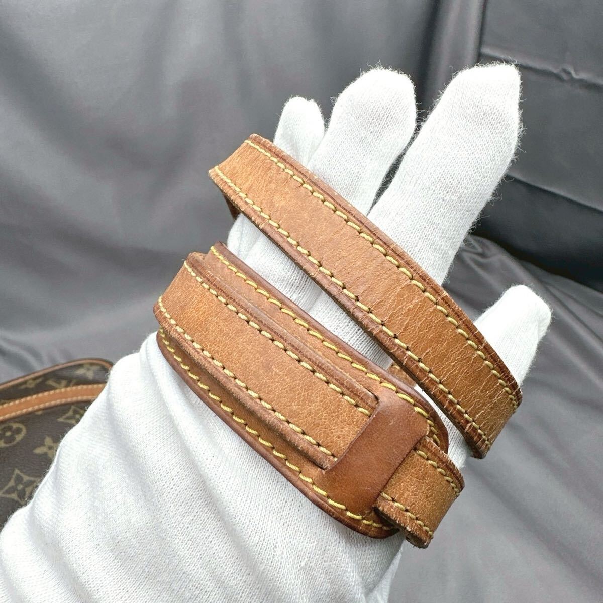 B183 ルイヴィトン モノグラム トロカデロ27 ショルダーバッグ 斜めがけバッグ M51274 シリアル _画像5