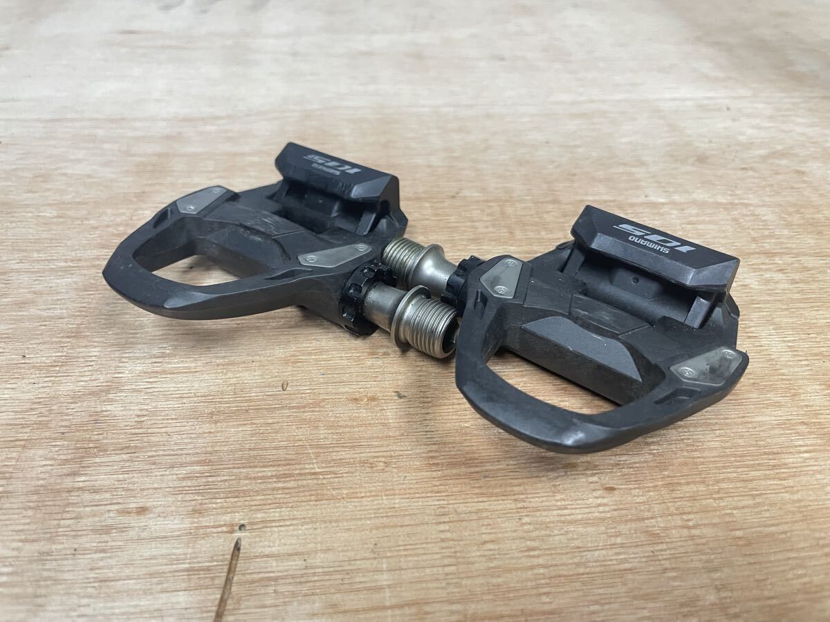 ■USED■SHIMANO シマノ 105 PD-7000 ビンディングペダル SPDペダル SPD-SL ペダル ビンディング ロードバイク パーツ アクセサリー c0273_画像2