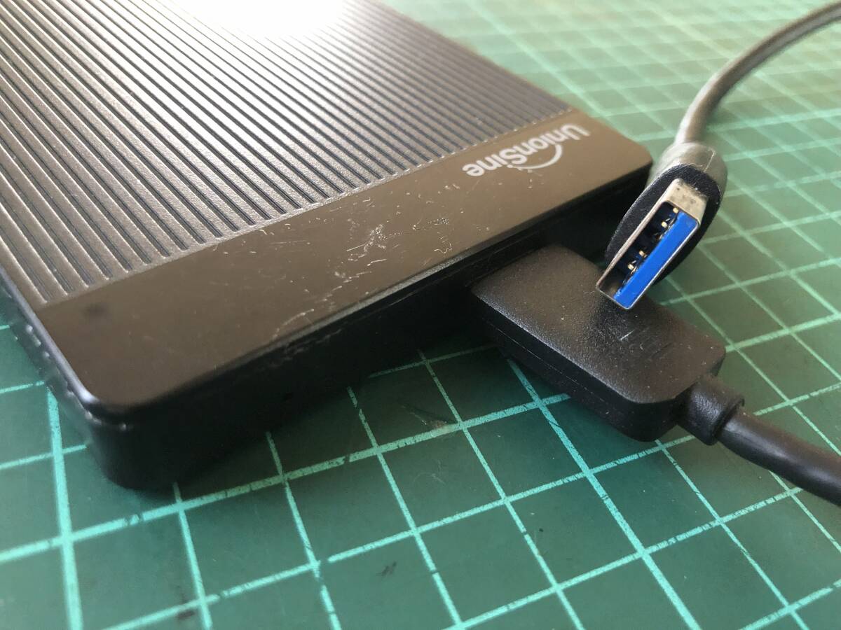 UnionSine 2.5インチ　外付け　HDDケース テレビ録画用_画像2