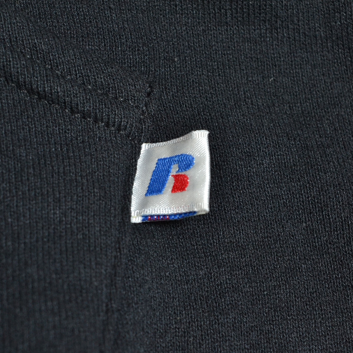 ●571003 RUSSELL ラッセル ●スウェットパーカー ロゴプリント 長袖 MIZZOU サイズL メンズ ブラック_画像4