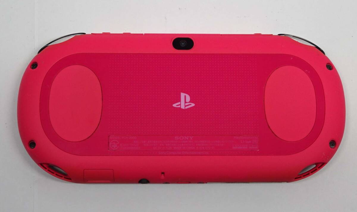 ■SONY■ PS Vita PCH-2000 ピンク/ブラック 本体のみ ■動作OK■_画像6