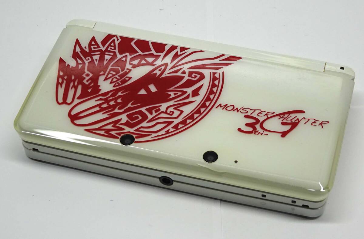 ニンテンドー3DS モンスターハンター3G版 本体のみ ■動作OK■_画像1