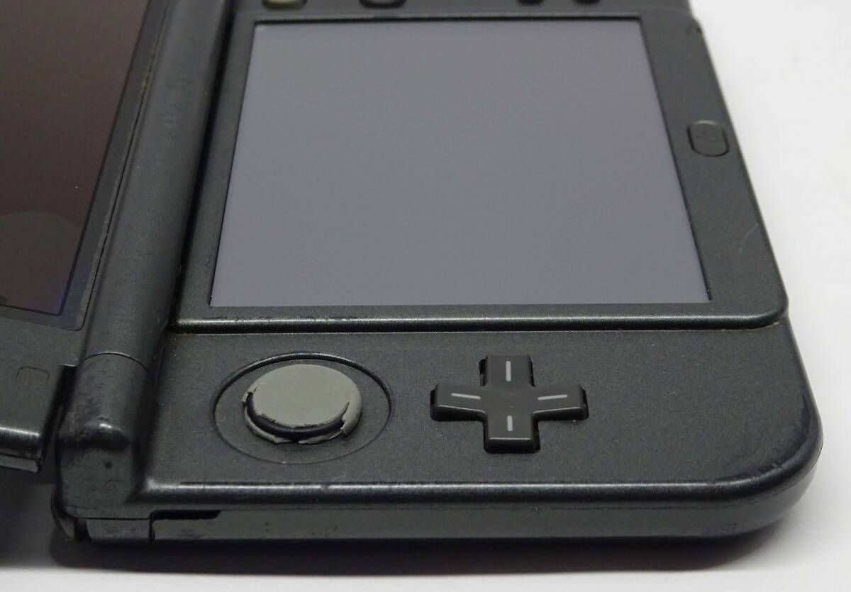 NEWニンテンドー3DS LL メタリックブラック 画面難あり 本体のみ ■動作可■_画像6