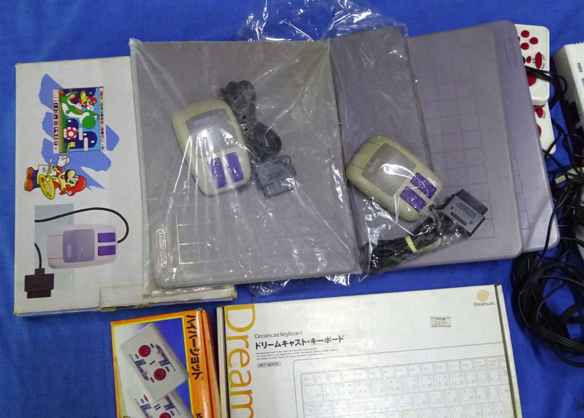 ■動作未確認■ ゲームコントローラーなど周辺機器まとめて PS Wii DC SFCなど_画像2