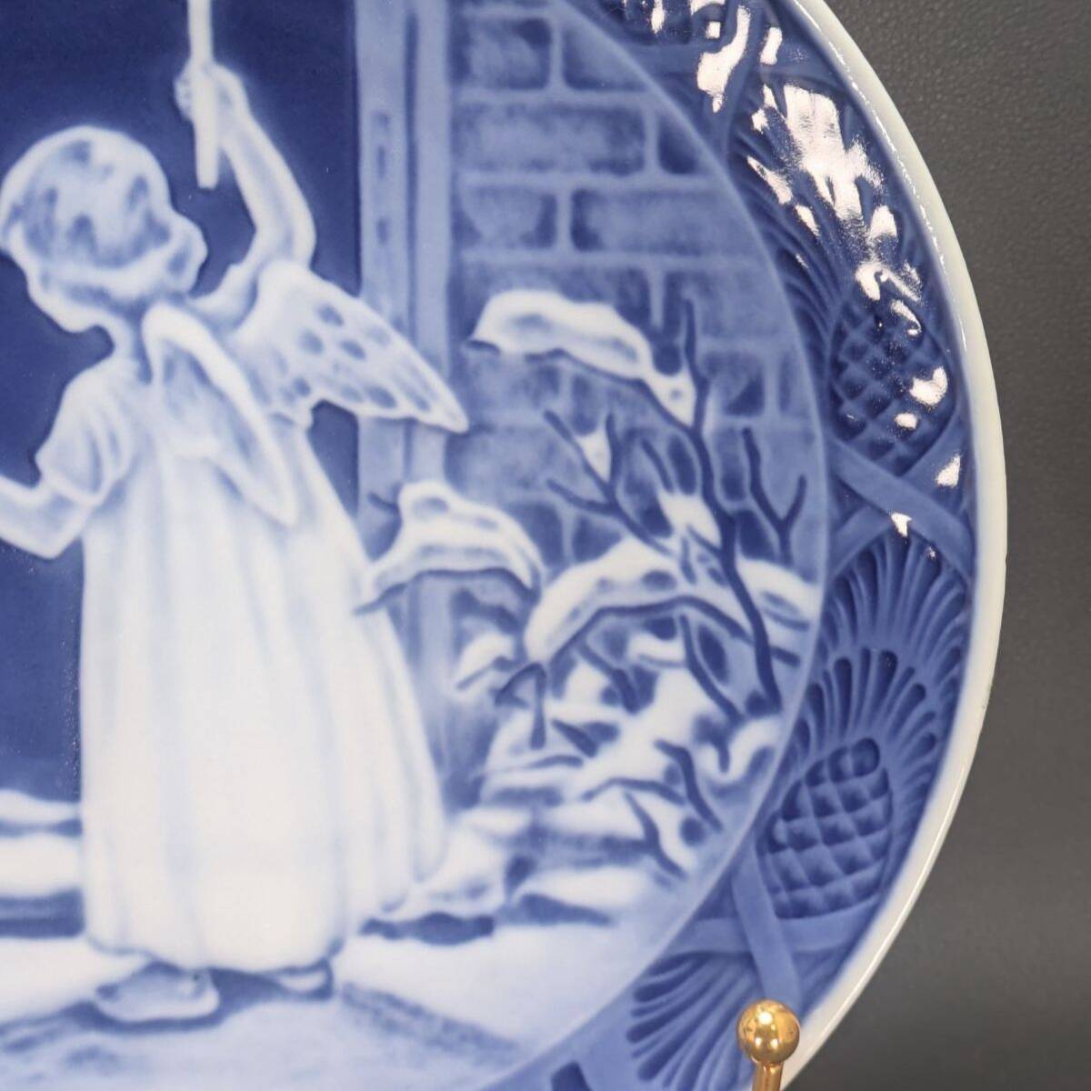  Royal Copenhagen year plate 1951 год Рождество. ангел 1 класса товар прекрасный товар ROYAL COPENHAGEN Дания античный коллекция 