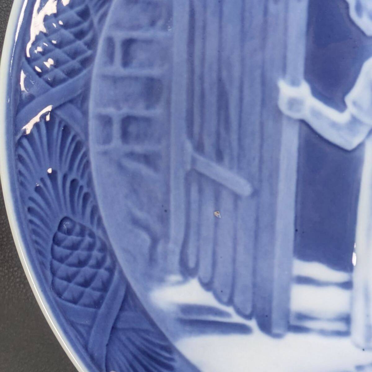 1951 год 1 класса товар Рождество. ангел Royal Copenhagen year plate прекрасный товар ROYAL COPENHAGEN Северная Европа посуда plate античный тарелка 