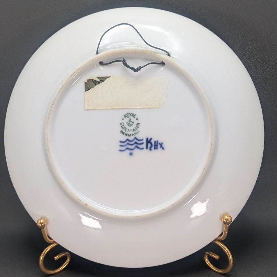 1951 год 1 класса товар Рождество. ангел Royal Copenhagen year plate прекрасный товар ROYAL COPENHAGEN Северная Европа посуда plate античный тарелка 