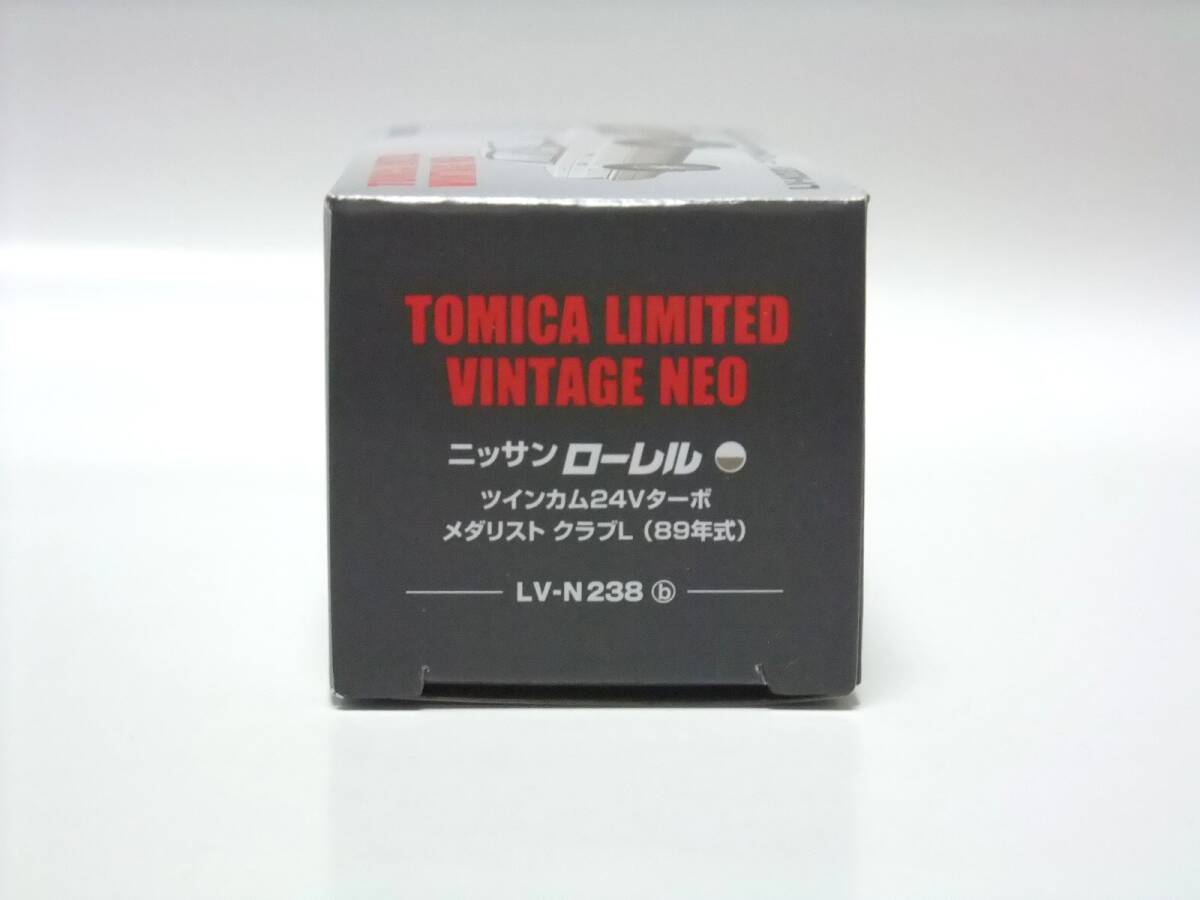 トミカリミテッドヴィンテージ ネオ 　LV-N238b 　ニッサン ローレル ツインカム24Vターボ メダリスト クラブL (89年式)_画像6