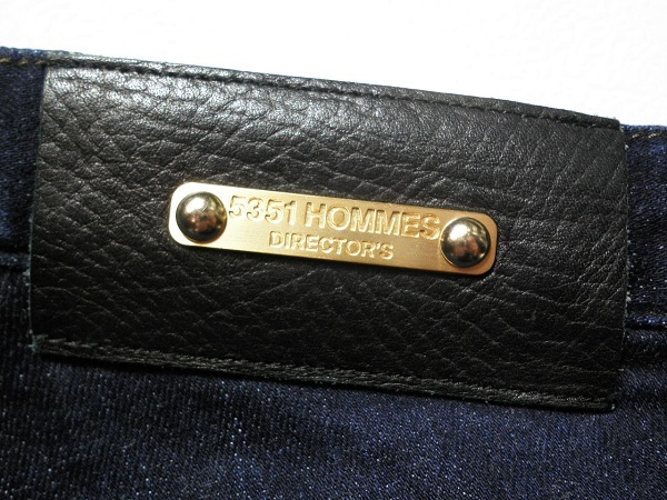 ◆¥37,400 美品 5351プールオム DIRECTOR‘S パラクールデニムスリムパンツ 50 5351POUR LES HOMMES デニム パンツ ゴルフ 5351 メンズ◆_画像4